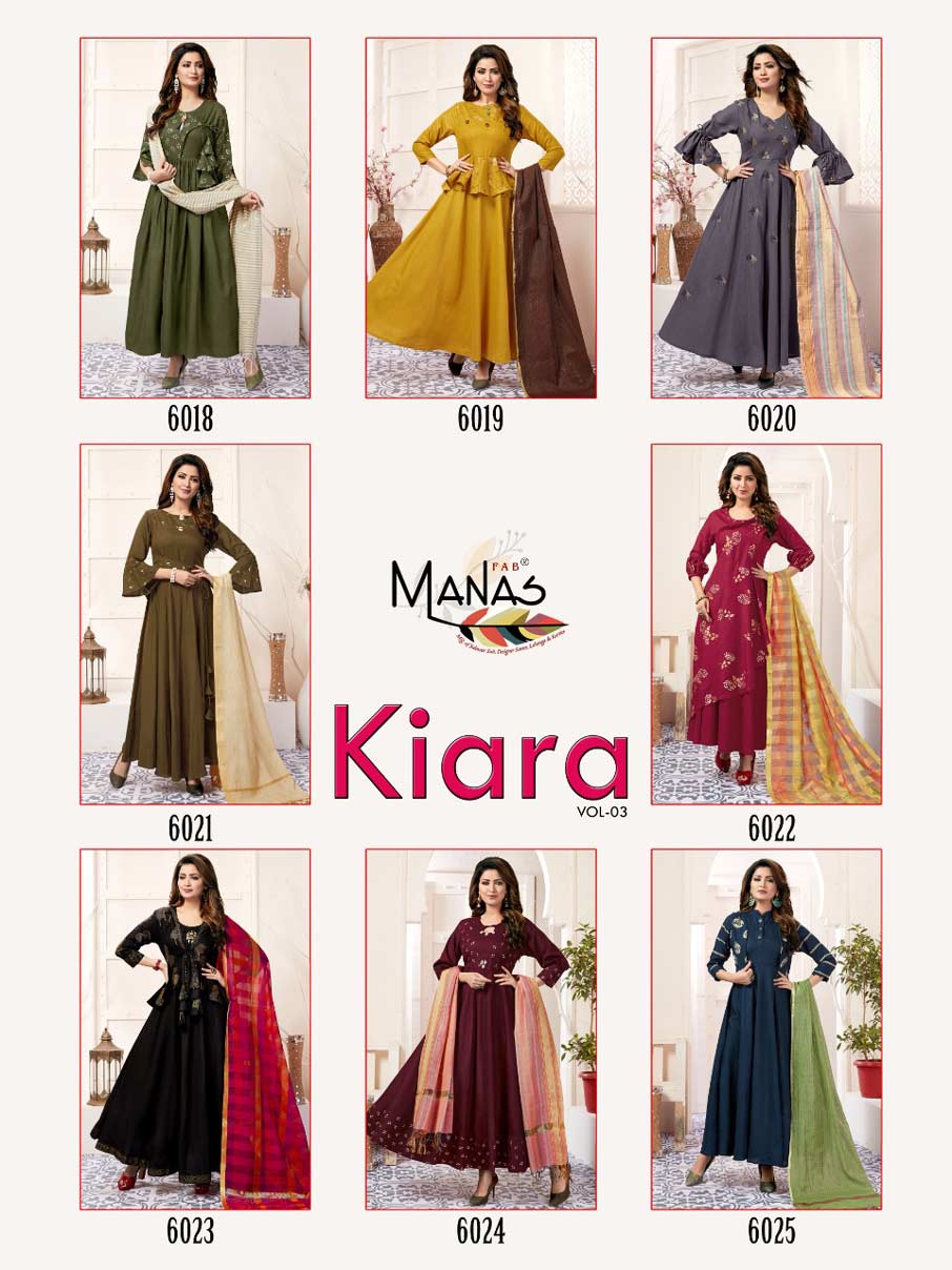 Manas Kiara Vol-3 Maya Slub Dupatta Kurti Manas Kiara Vol-3 Maya Slub Dupatta Kurti